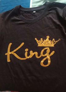 King Graphic Black T-Shirt