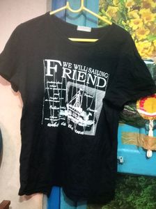 Black T-Shirt Ladies