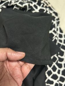Tokyo Talkies Black And White Maxi Dress