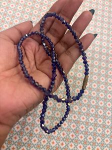 Purple Beaded Wrap Necklace