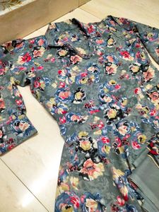 Dress With Palazzo,Big Duppata