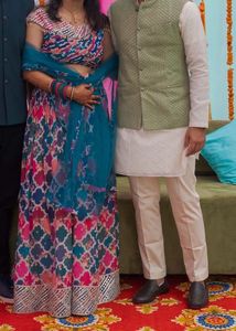Ethnic Girlish Skirt,Blouse And Duppatta