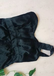Black Satin Dress