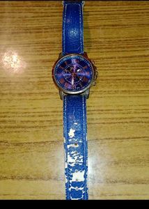 Vintage Geneva Blue Watch