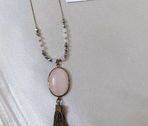 Pink Stone Statement Neckpiece