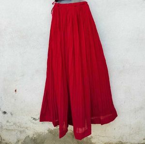 Red Lehnga Skirt
