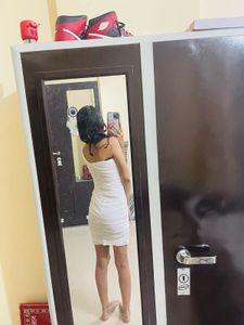 White Bodycon Mini Dress