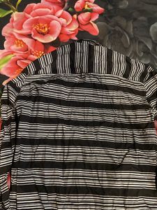 White and black striped Tshirts