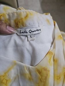 Latin Quarters Lime Yellow Dress