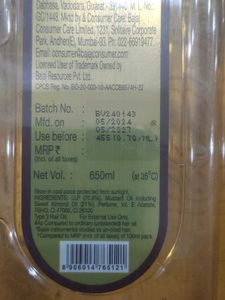 Bajaj Almond Drops 650ml Each