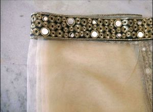 Elegant Black &amp; Gold Skirt