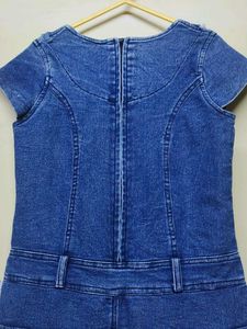 Girls Light Blue Jeans Dress