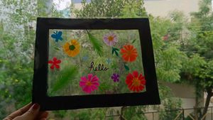 DIy Flower Frame