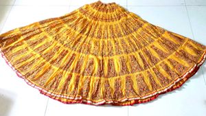 Full Circular Printed Skirt