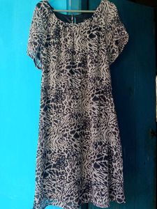 Animal Print Casual Dress