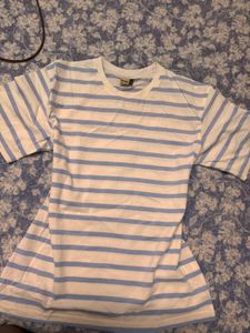 Striped White & Blue T-Shirt