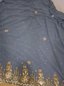 Elegant Embroidered Saree