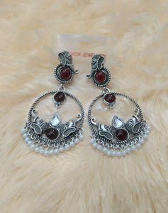 Elephant Charm Drop Earrings