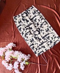 Printed Midi Skirt