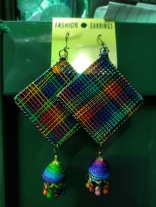Colorful Jhumka Earrings