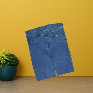 women dark blue straight jeans size 34 (O-65)