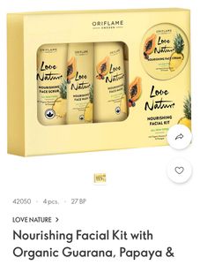 Oriflame Nourishing Facial Kit