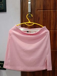 H&M. Pink Mini Skirt