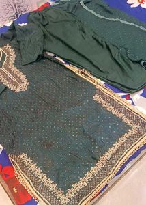 Pakistani Full hand work shadi wala 3pc suit