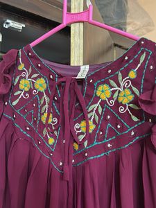 Burgundy Top