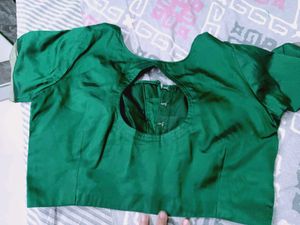 new Green Saree Blouse