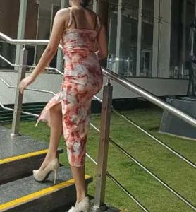 Floral Print Slip Dress