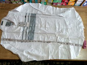 SSD White Striped Shirt - XL