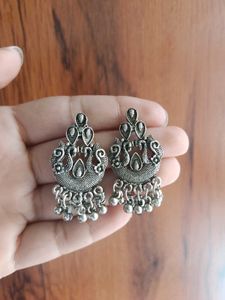 Triangle Jhumka Earrings