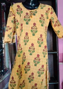 Floral Cotton Kurti