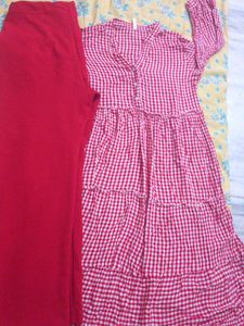 🤍Frock With Trowzer❤️