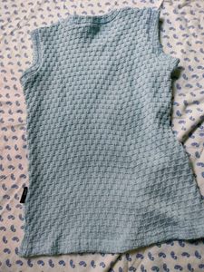 Sky Blue Bodycon Top