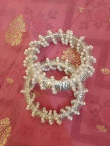 Pearl Beaded Bangles