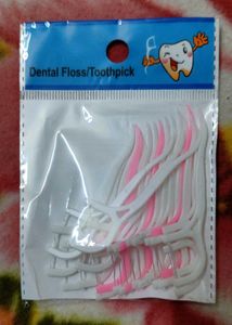 Pack Of 40 Dental Floss Picks And Baby Wipes