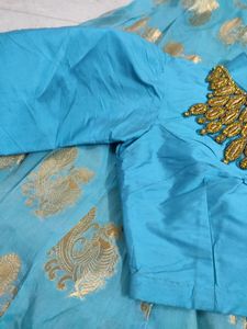 Ethnic Shirt And Top (Without Dupatta)