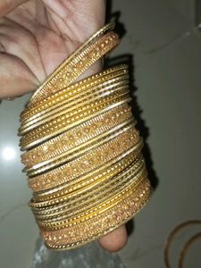 Gold Bangles - Set of Many