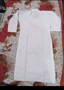 White Cotton Kurta Only Women