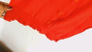 Red Cotton  Top (Women&#39;s)