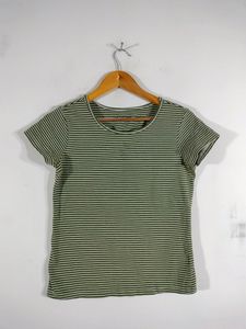 Green Striped Top (Women's)