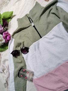 Colorblock Half-Zip Fleece Sweatshirt | Cozy Winte