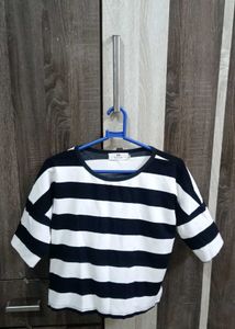 Striped Boxy Tee