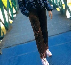 Brown Velvet Pants