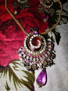 Long Eyering Jwellery Set