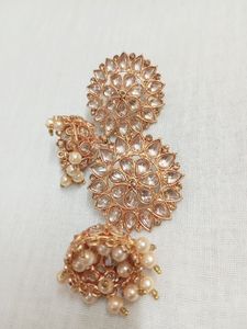 Kundan Stone Jumka Ear Rings