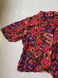 Boho Chic Colourful Only Shirt Size S