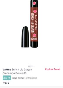 Lakme Enrich Lip Crayons (2 Shades)